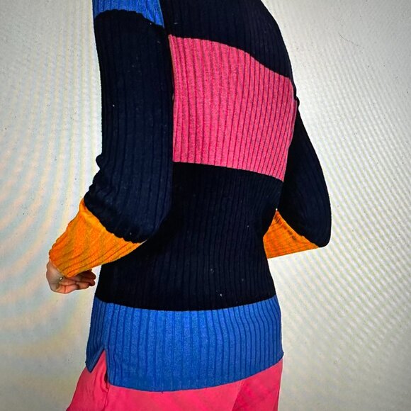 United Colors of Benetton Jersey Cashmere Sweater Size M - Picture 2 of 9